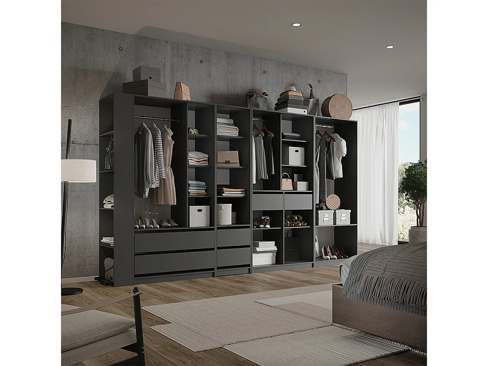 Armoire anthracite 50x20x200 elmo