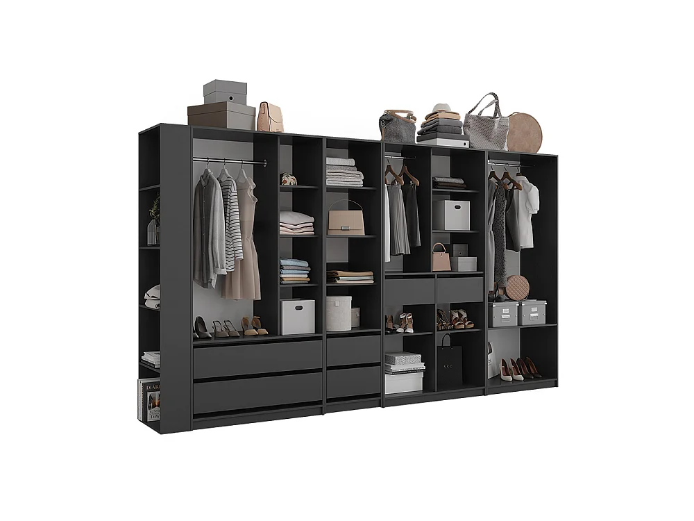Armoire anthracite 50x20x200 elmo