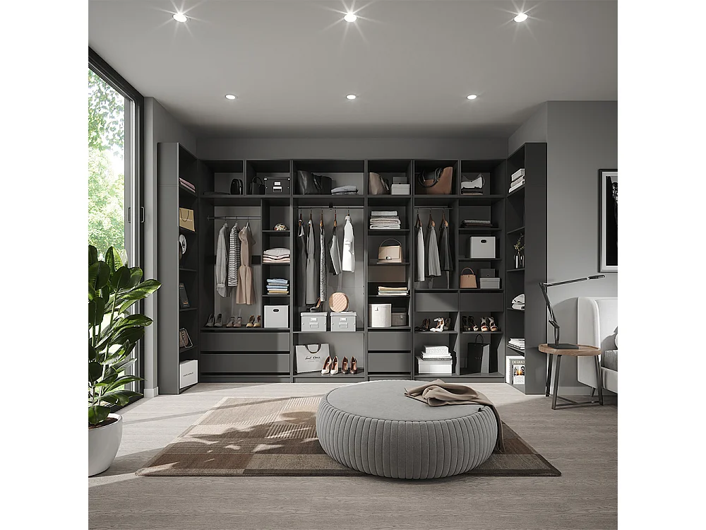 Armoire anthracite 50x20x200 elmo