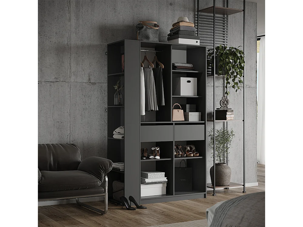 Armoire anthracite 50x20x200 elmo