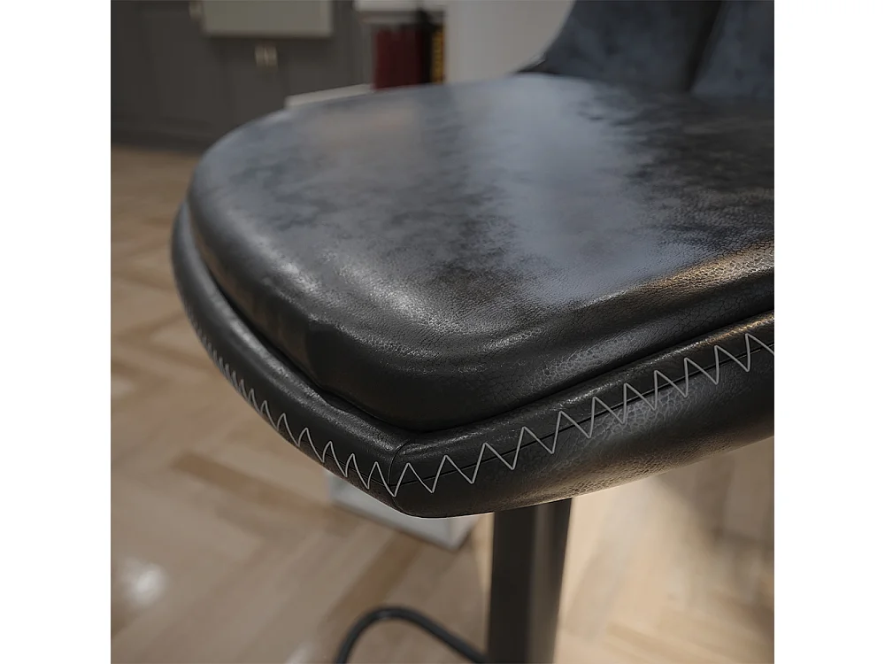 Tabouret de bar noir 38.5x47x86 sena