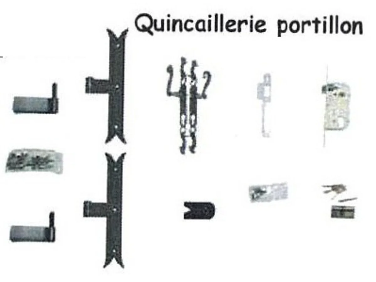 Portillon Bois Plein Méranti 1 M – Hauteur 1,60 à 1,80 M Gd Menuiseries