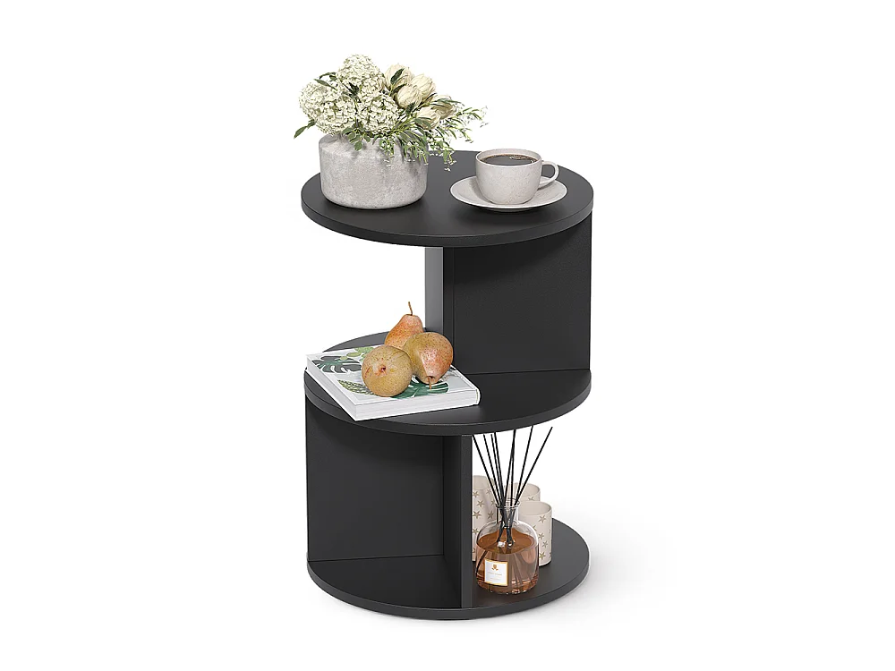 Tavolino nero 40x40x55 trino