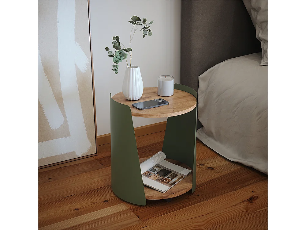 Table basse vert 40x40x46 lofta