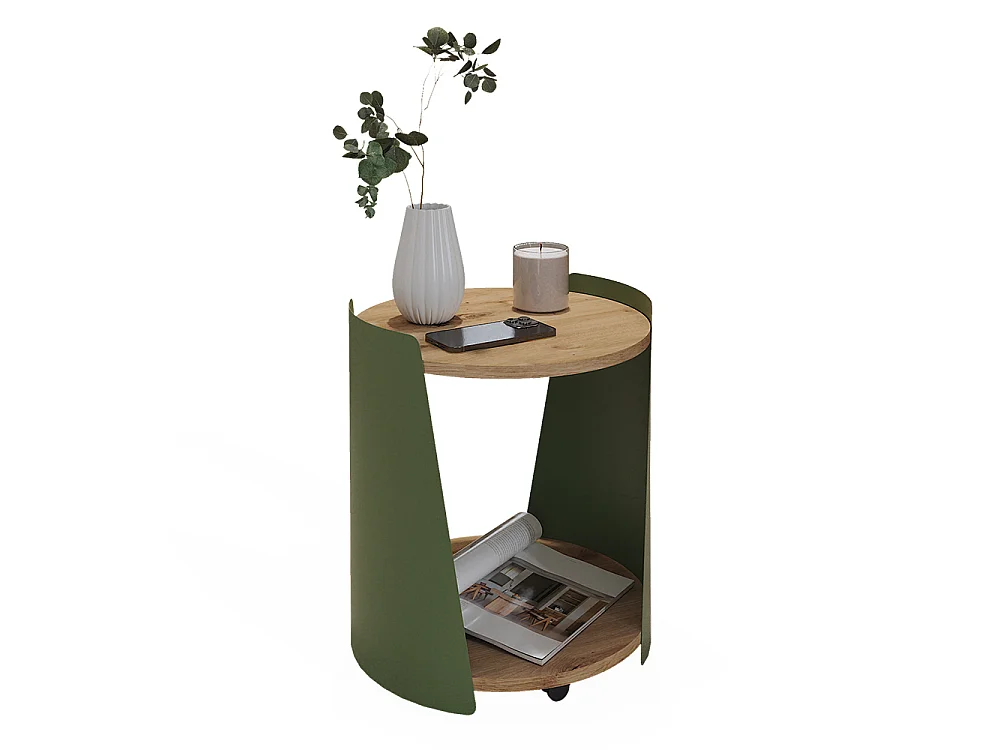 Table basse vert 40x40x46 lofta