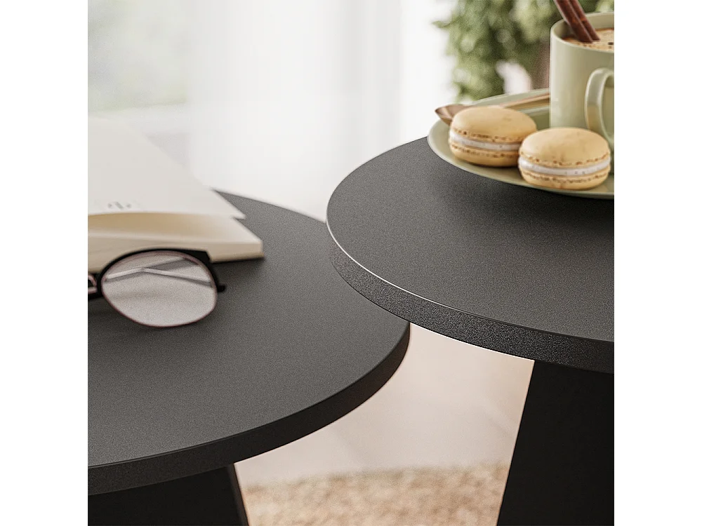 Table basse noir 40x40x50 forma