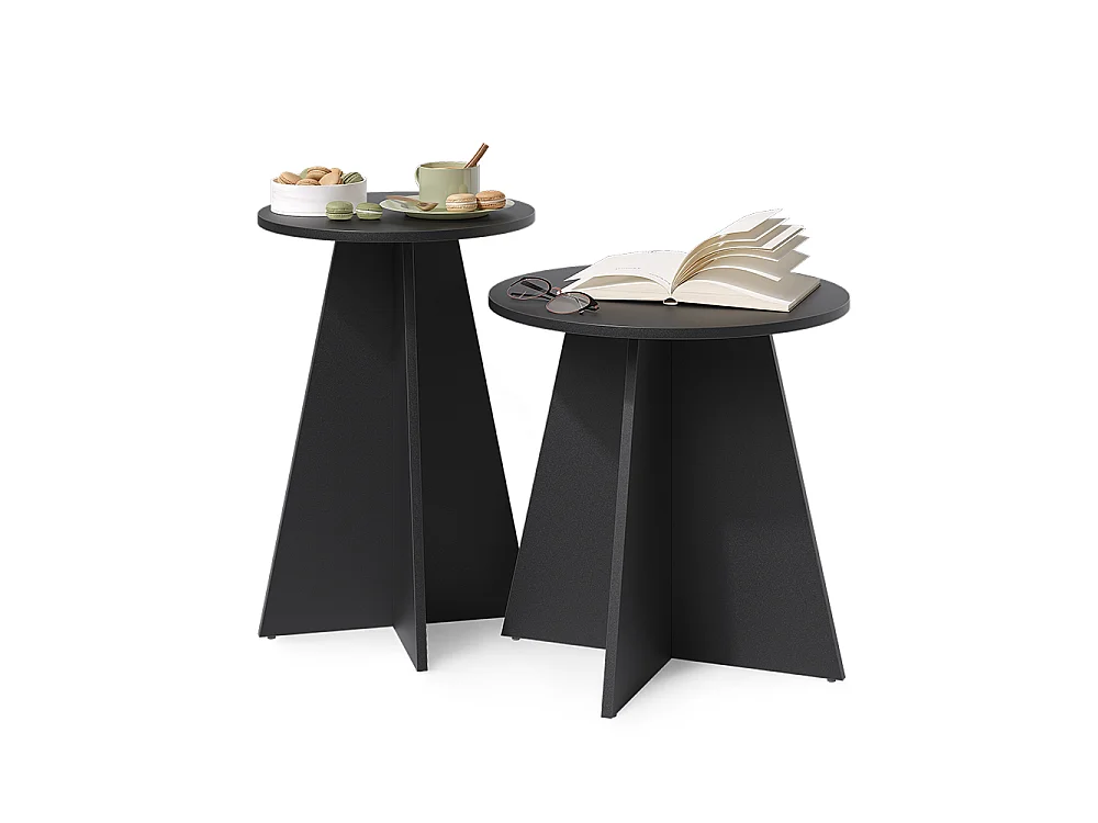 Table basse noir 40x40x50 forma