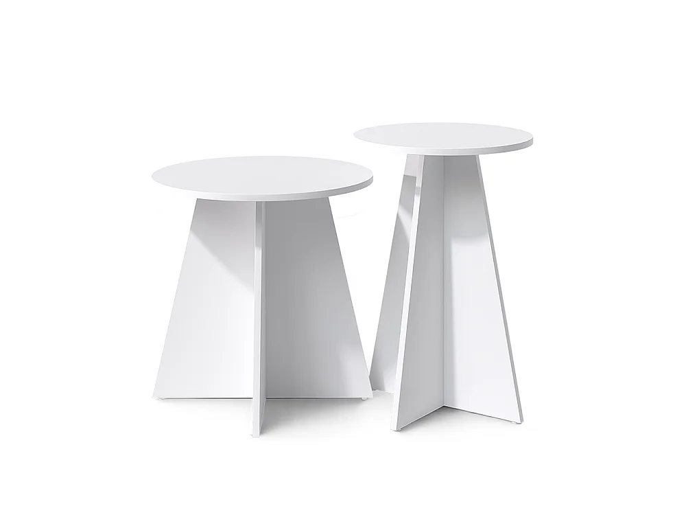 Table basse blanc 40x40x50 forma