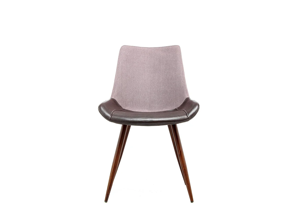 Lot de 2 Chaises Bicolores "Evergreen" 84cm Violet & Marron