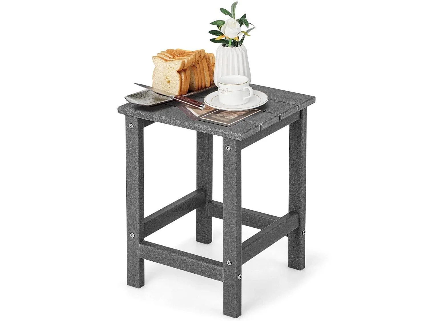 Table de jardin Table basse Table d'appoint 36 x 36 x 47 cm