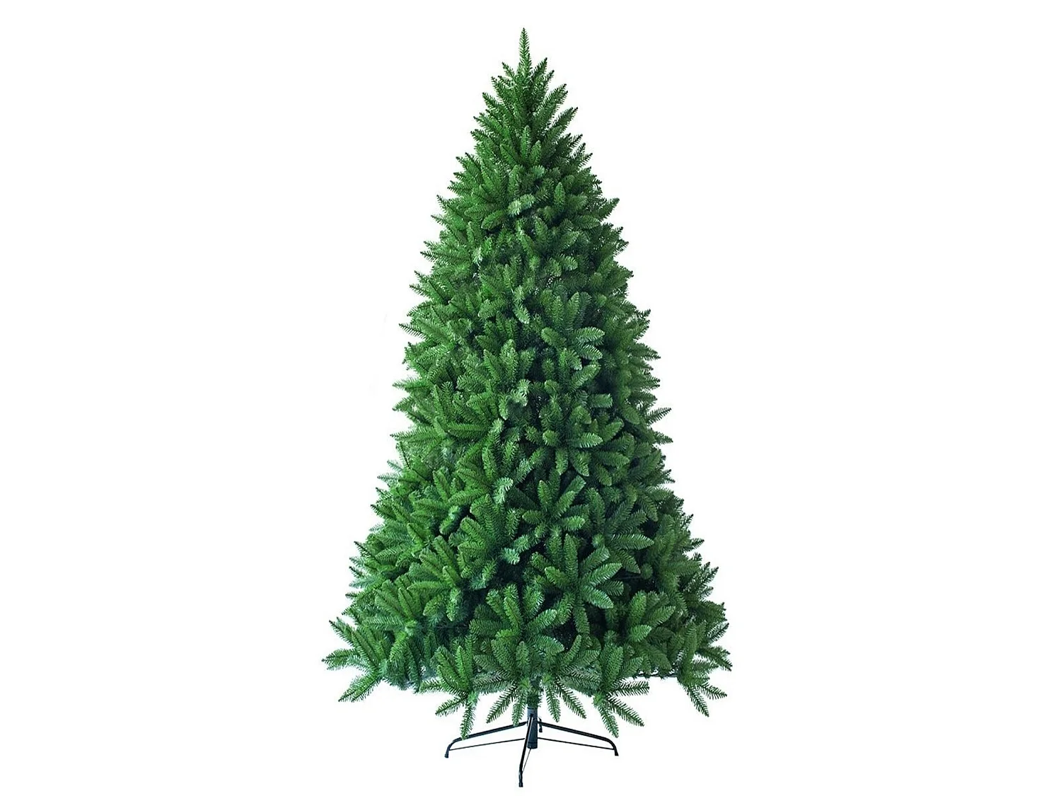 Albero di natale artificiale da 180 cm, abete, con base