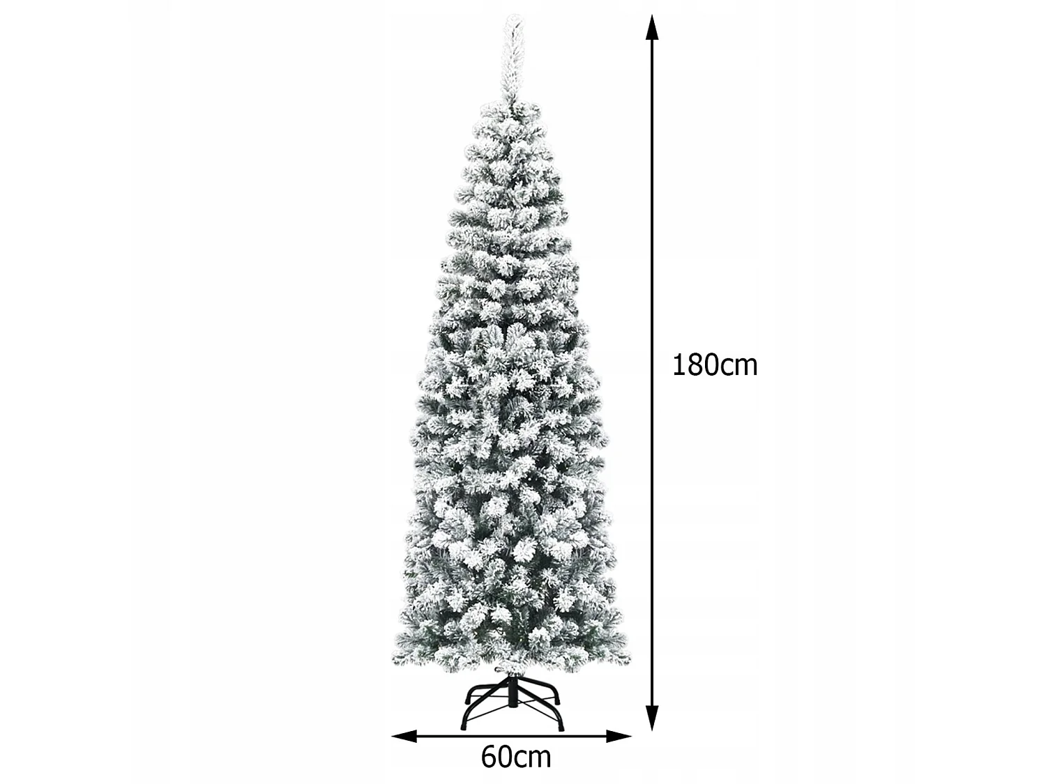 Albero di Natale artificiale, abete, 180 cm