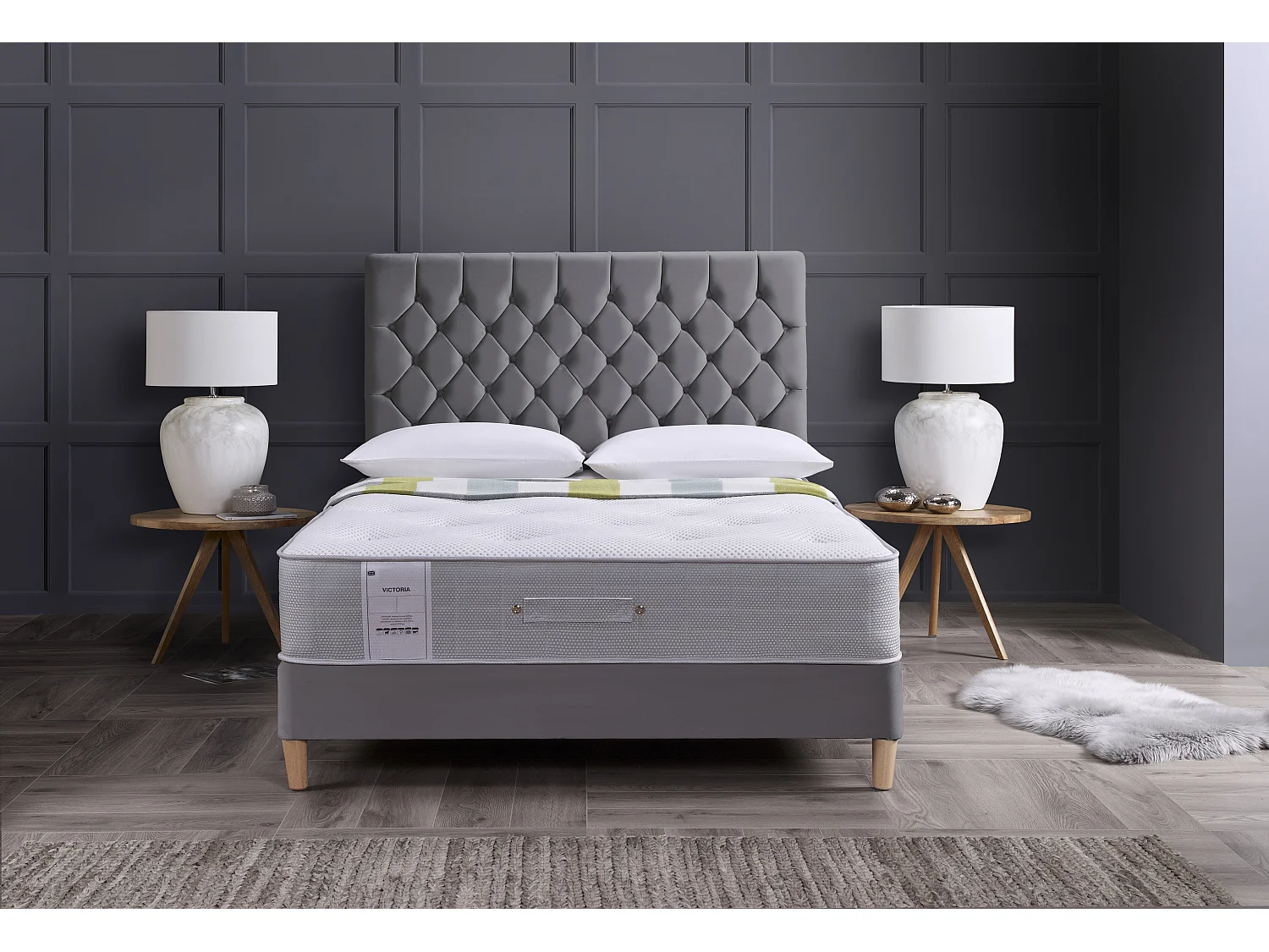 Victoria 2000 Pocket Sprung Cashmere Mattress King Size