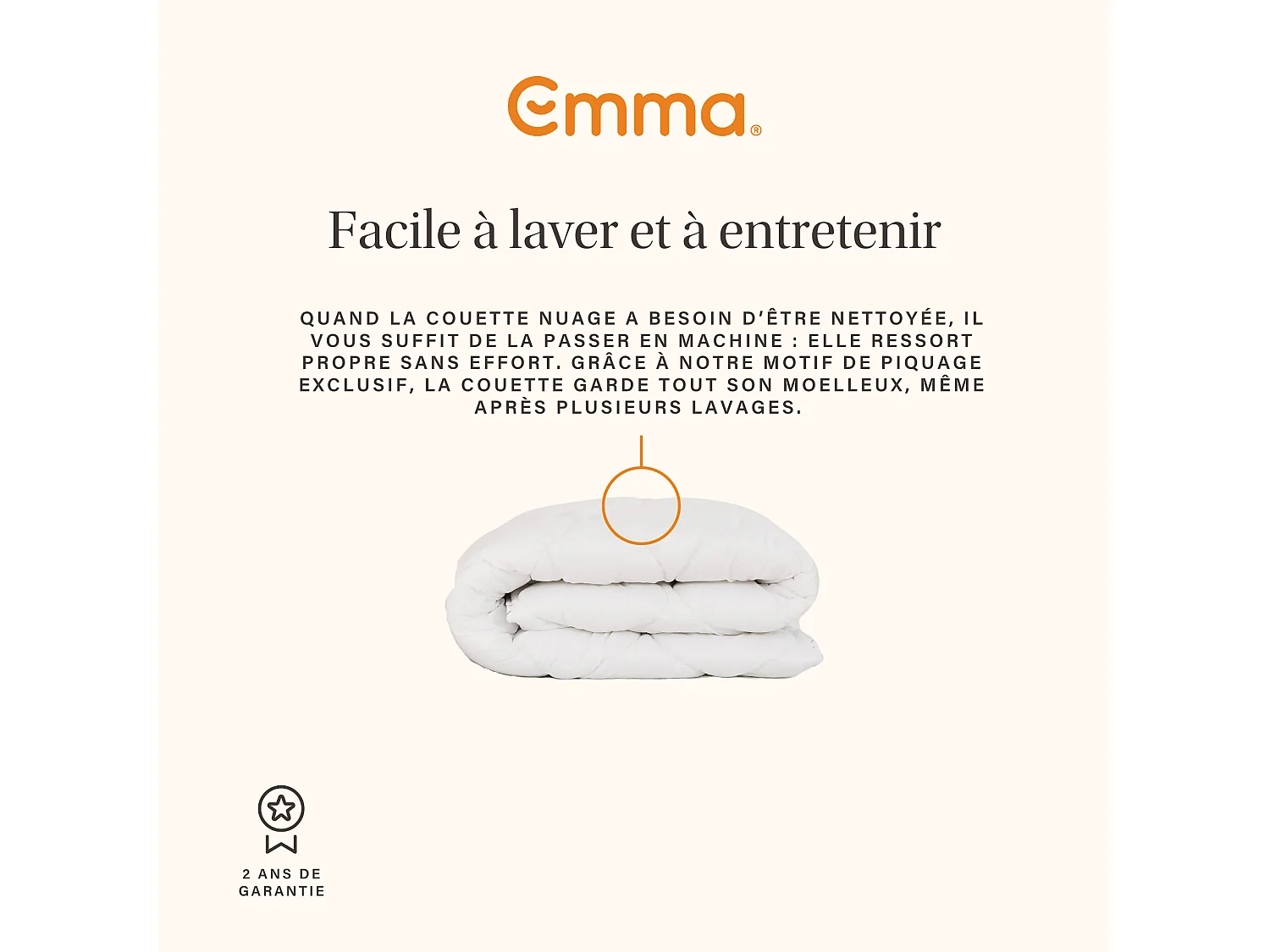 Couette Emma One tempérée 140x200