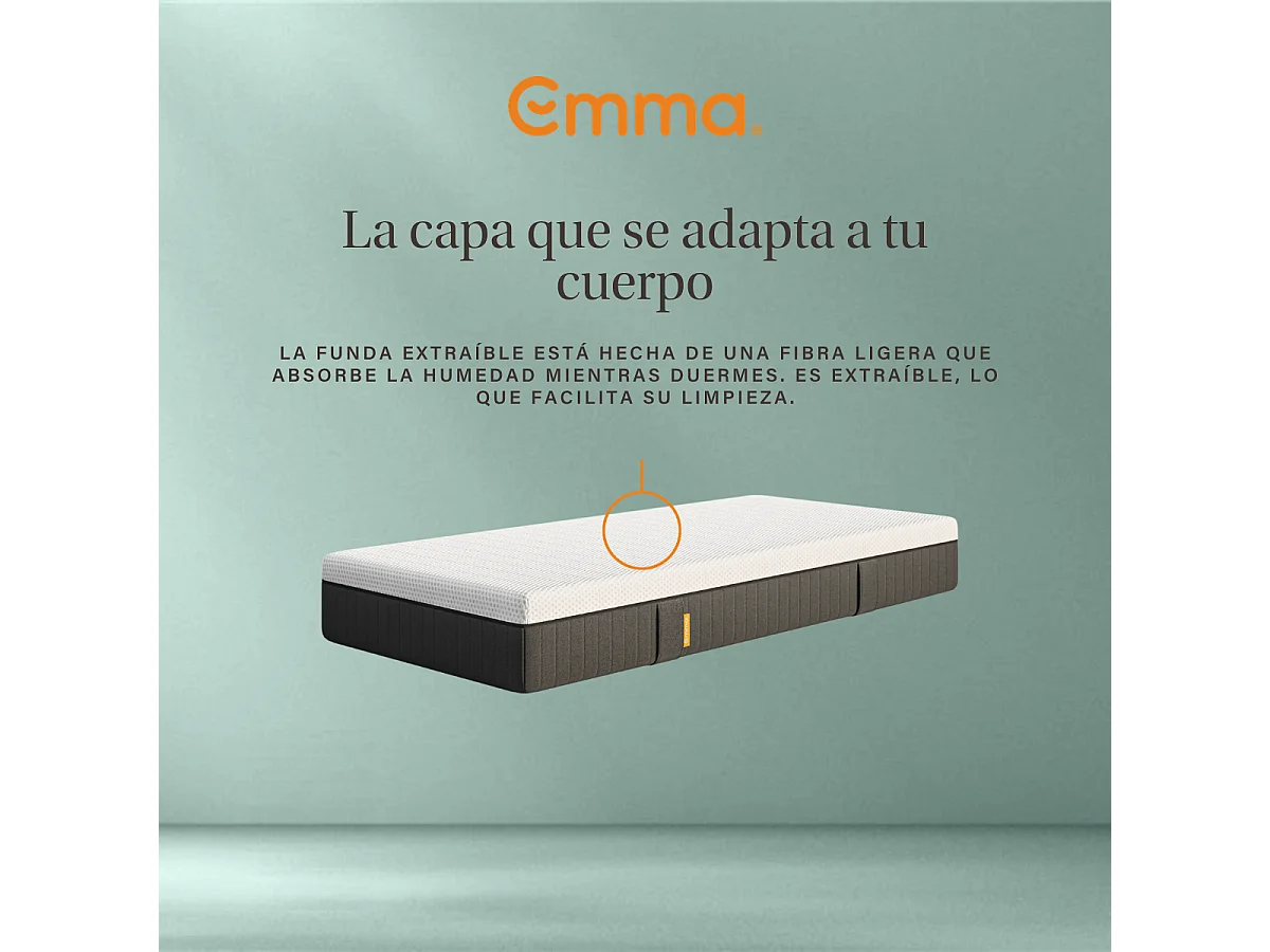 Colchón Emma Original Pro Reacondicionado - 080 x 200 cm Soporte Firme