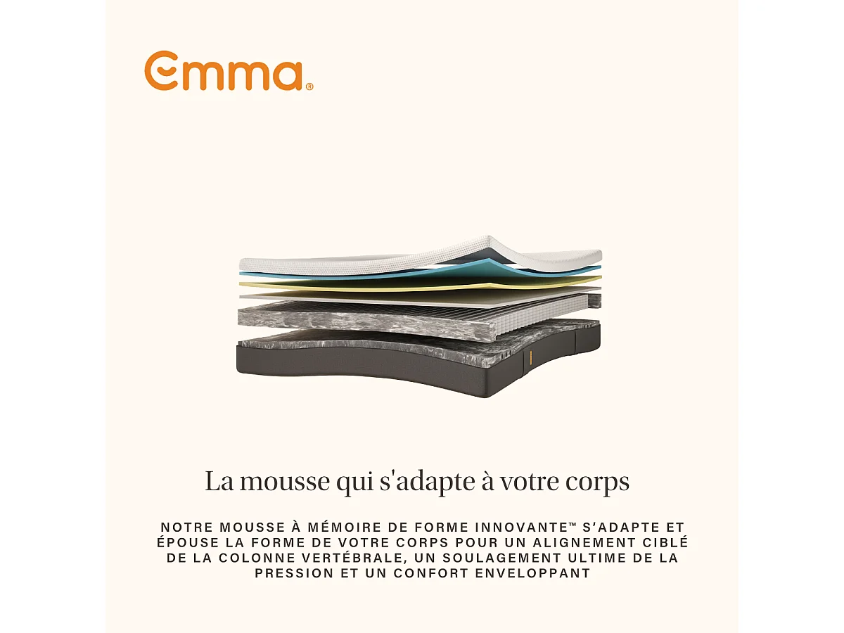 Ensemble Emma Emma Original Hybrid V2+Emma Topper