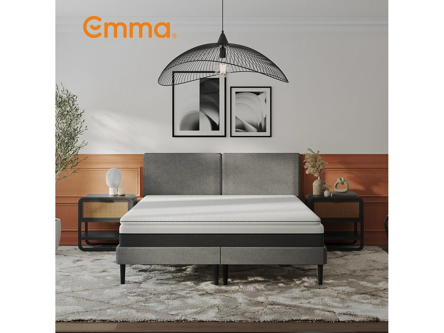 Matelas Emma Original Lite + surmatelas Original 90x200