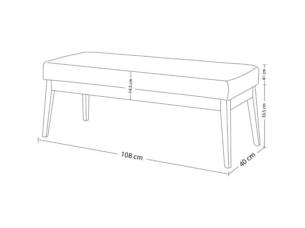 Cassapanca Pouf Ottomana Grigio Ingresso Panca Imbottitura Alta Densità 108x41cm