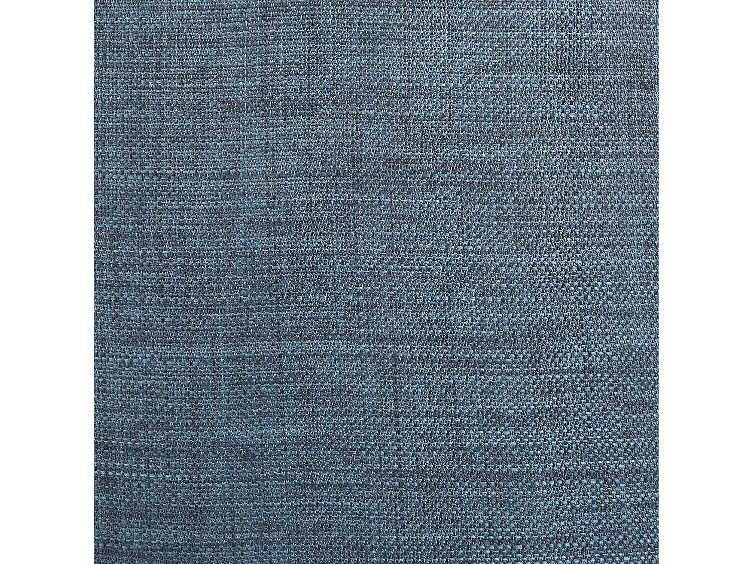Pouf Contenitore Poggiapiedi in legno e tessuto Blu Sgabello Baule con scomparto