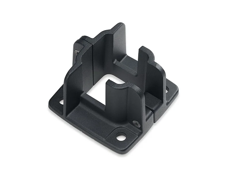Kit clôture composite et aluminium sur platine L3.60m x H1m gris anthracite