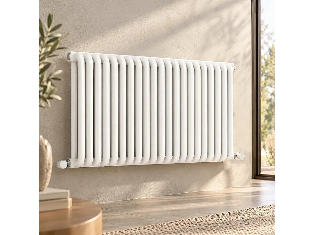 Tempo Style - Radiador 600x810mm | 1052W | 3588BTU com 21+21 elementos - Branco