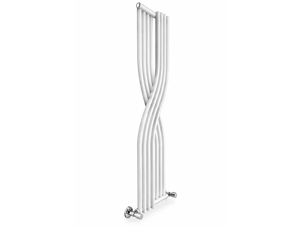 Tempo Style - Toalheiro aquecido 1775x450mm | 714W | Radiador de 8 elementos 2436BTU - Branco
