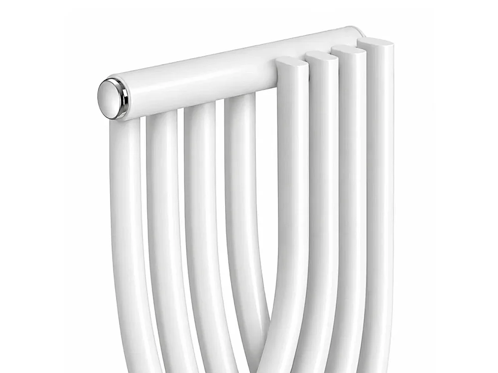 Tempo Style - Toalheiro aquecido 1775x450mm | 714W | Radiador de 8 elementos 2436BTU - Branco