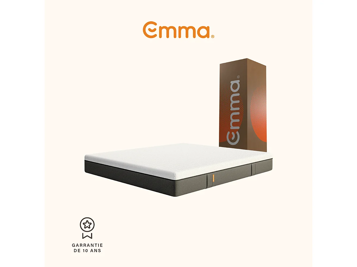 Pack Matelas Emma Original Classic + 2 oreillers Adapt Elite + protège-matelas 160x200