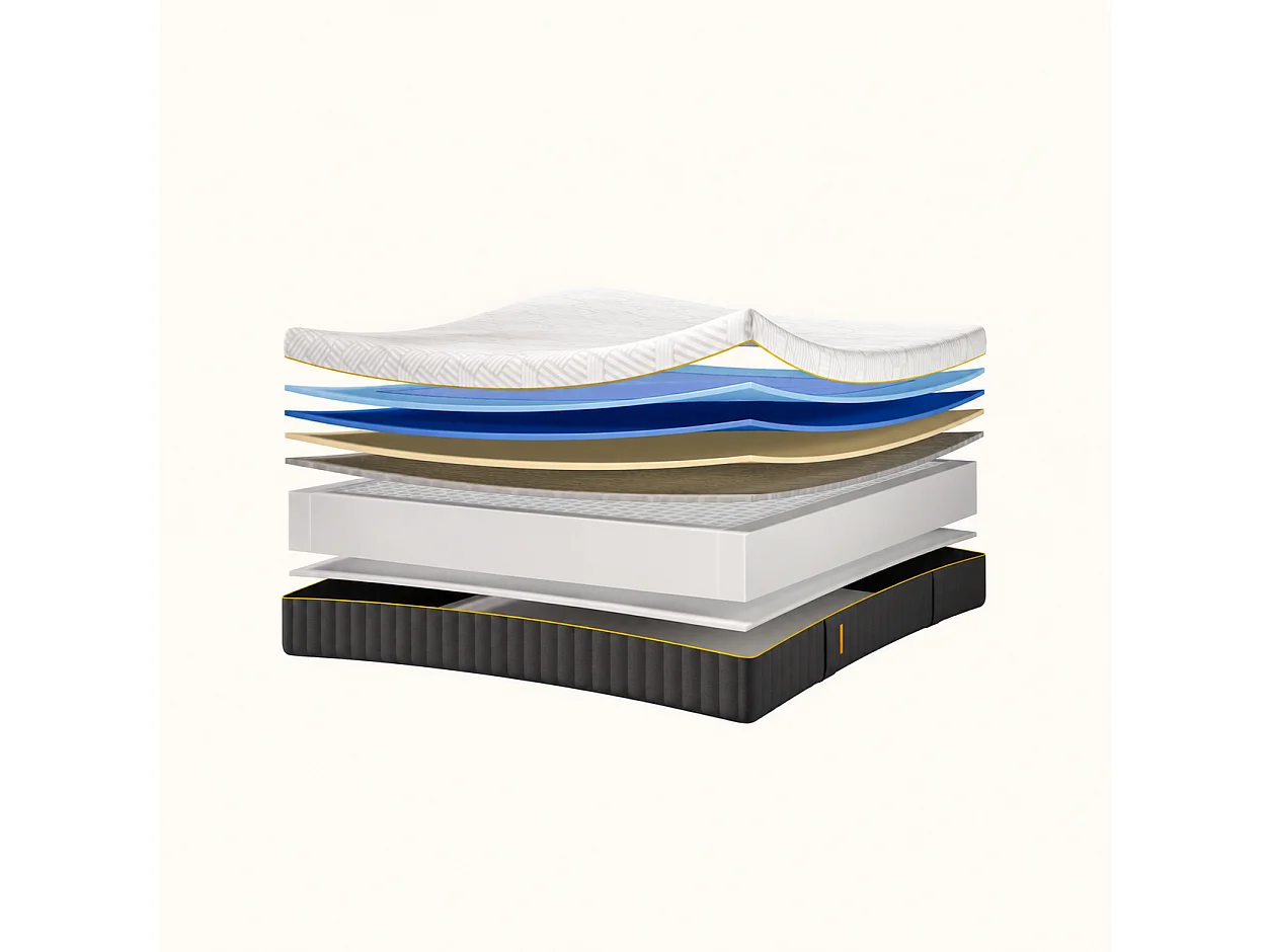 Matelas Emma Original Elite + lit Cocoon Plus + 2 oreillers Adapt Elite 180x200