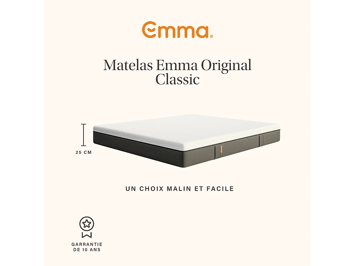 Matelas Emma Original Classic 140x190