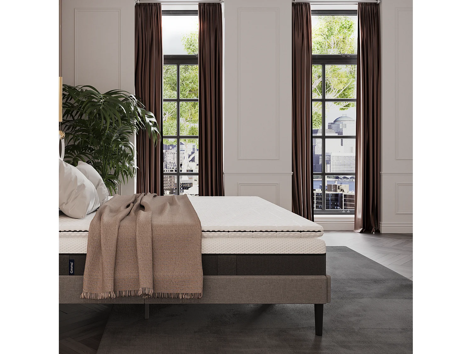 Surmatelas Emma Gel Grid 140x190