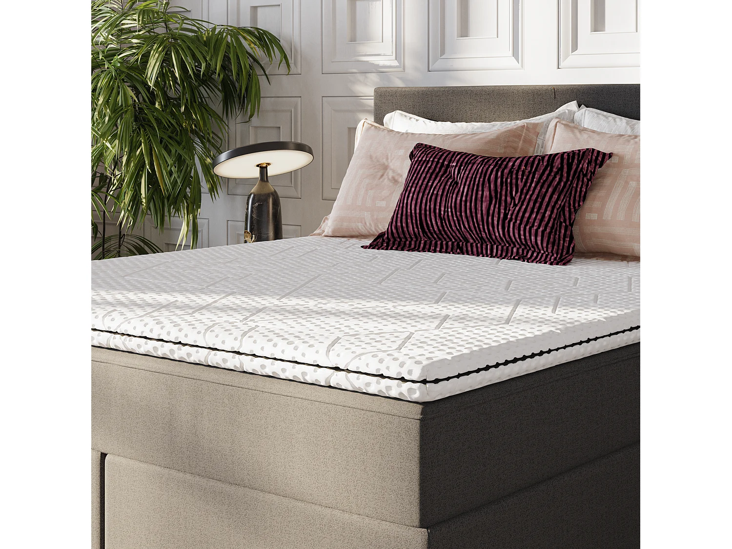 Surmatelas Emma Gel Grid 140x190