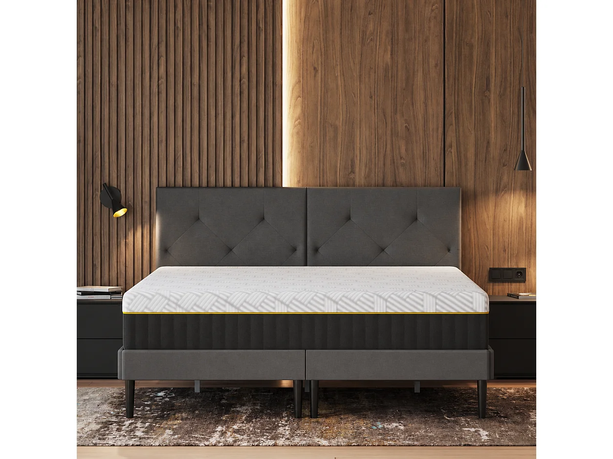 Matelas Emma Original Elite + lit Cocoon Plus + 2 oreillers Adapt Elite 160x200
