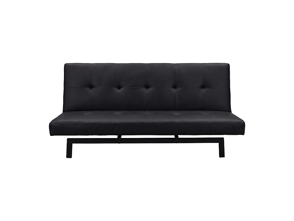 Canapé Convertible 3 Places "Bodil" 180cm Noir