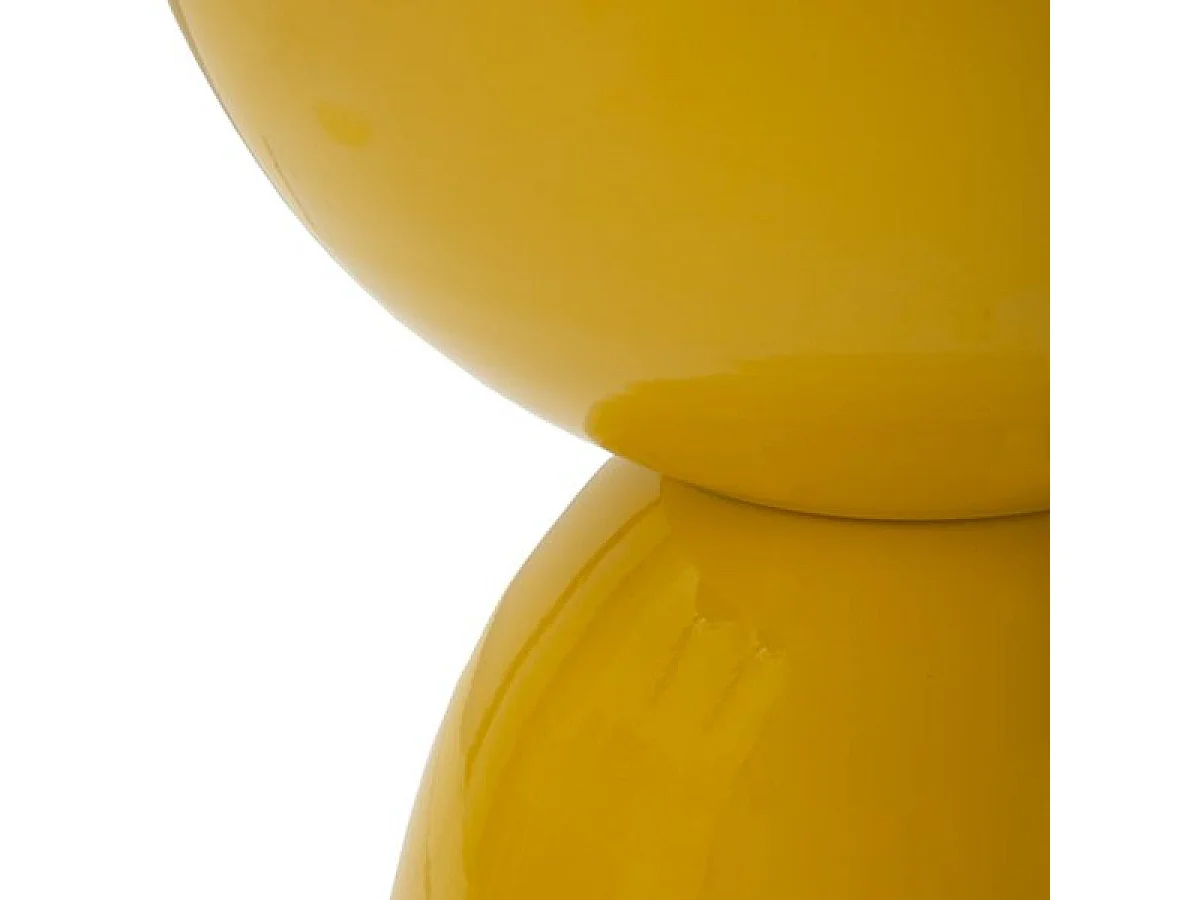 Bout de canapé 46 cm en métal Peps Jaune