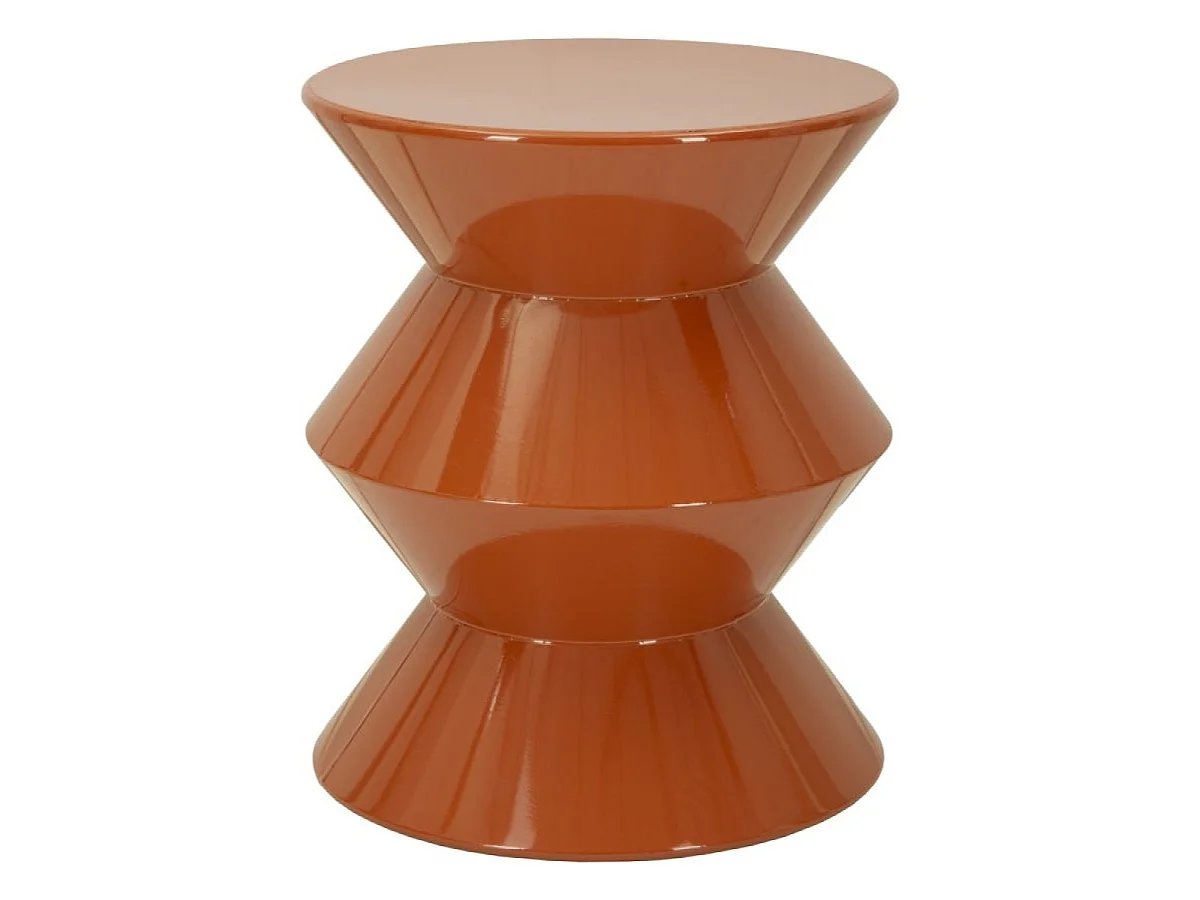 Bout de canapé 45 cm en métal Peps Orange