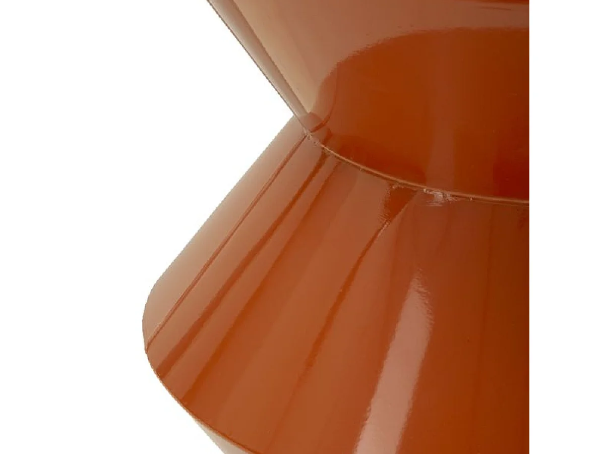 Bout de canapé 45 cm en métal Peps Orange