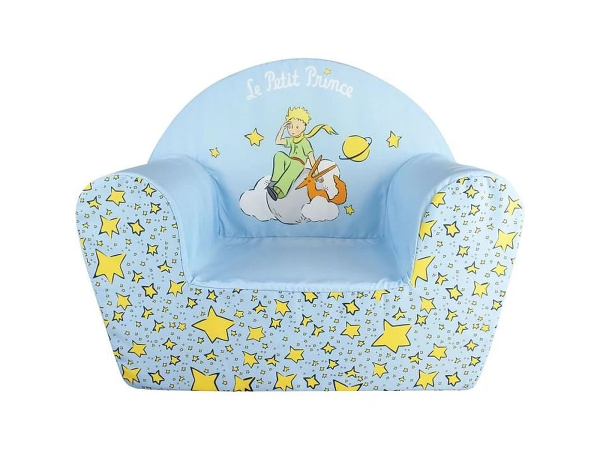 Fauteuil club enfant Fun House Le Petit Prince, mousse légère, 52x33x42 cm