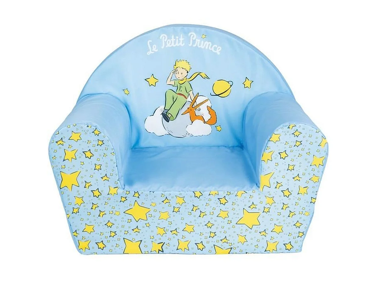 Fauteuil club enfant Fun House Le Petit Prince, mousse légère, 52x33x42 cm