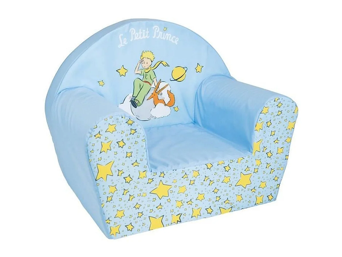 Fauteuil club enfant Fun House Le Petit Prince, mousse légère, 52x33x42 cm
