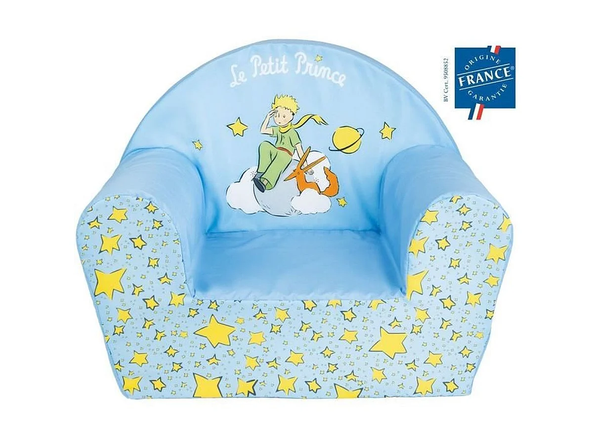 Fauteuil club enfant Fun House Le Petit Prince, mousse légère, 52x33x42 cm
