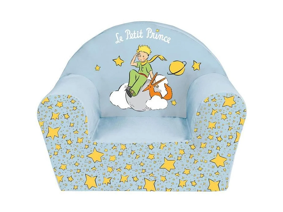 Fauteuil club enfant Fun House Le Petit Prince, mousse légère, 52x33x42 cm