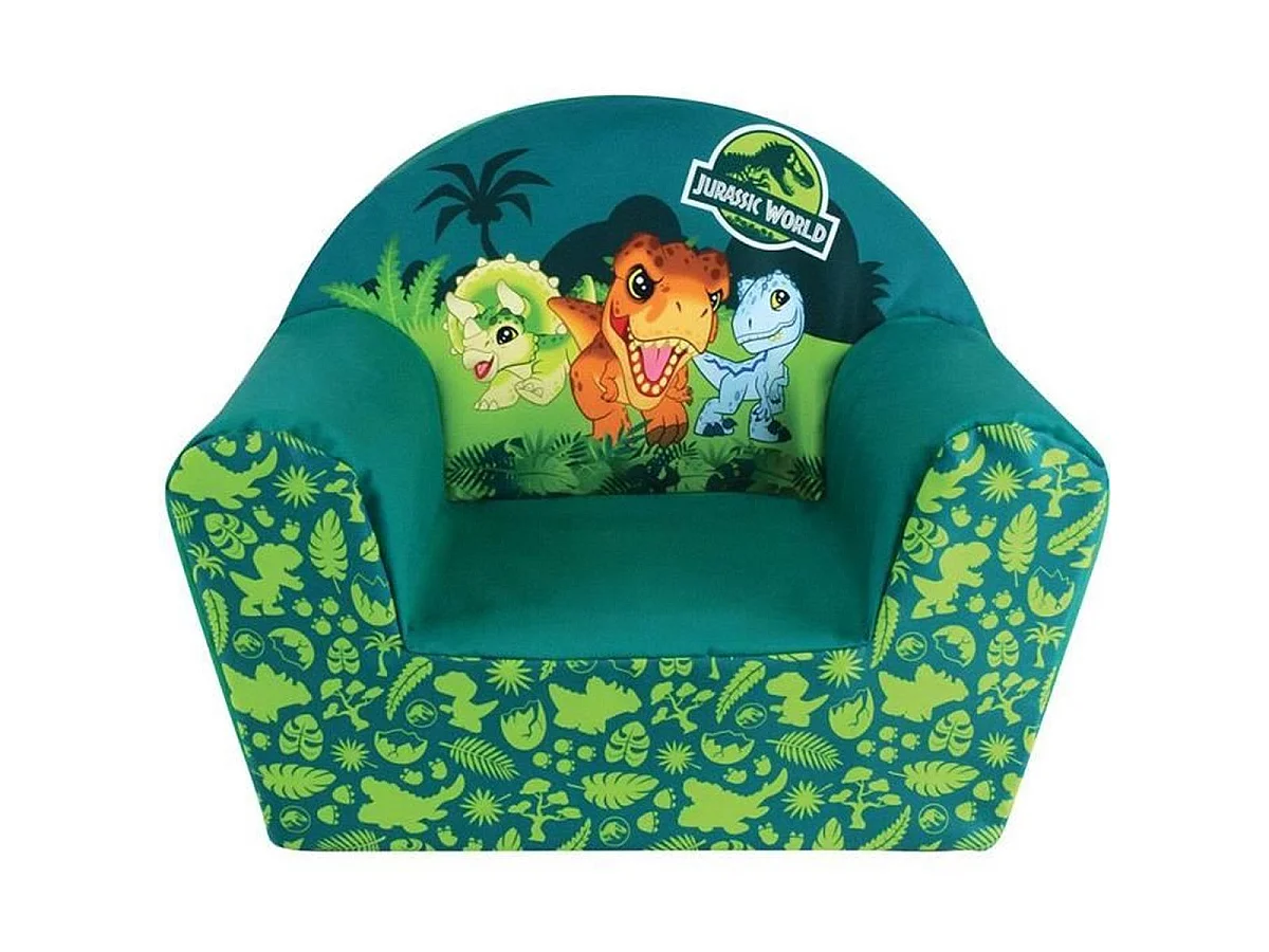 Fauteuil club enfant FUN HOUSE Jurassic World - Mousse, 52 x 33 x 42 cm