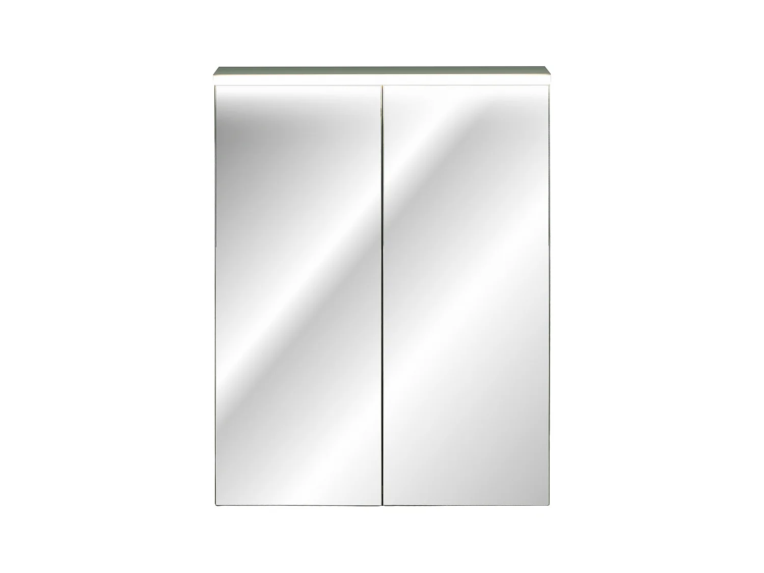 Badkamerspiegelkast 60 cm met LED-verlichting, saliegroen
