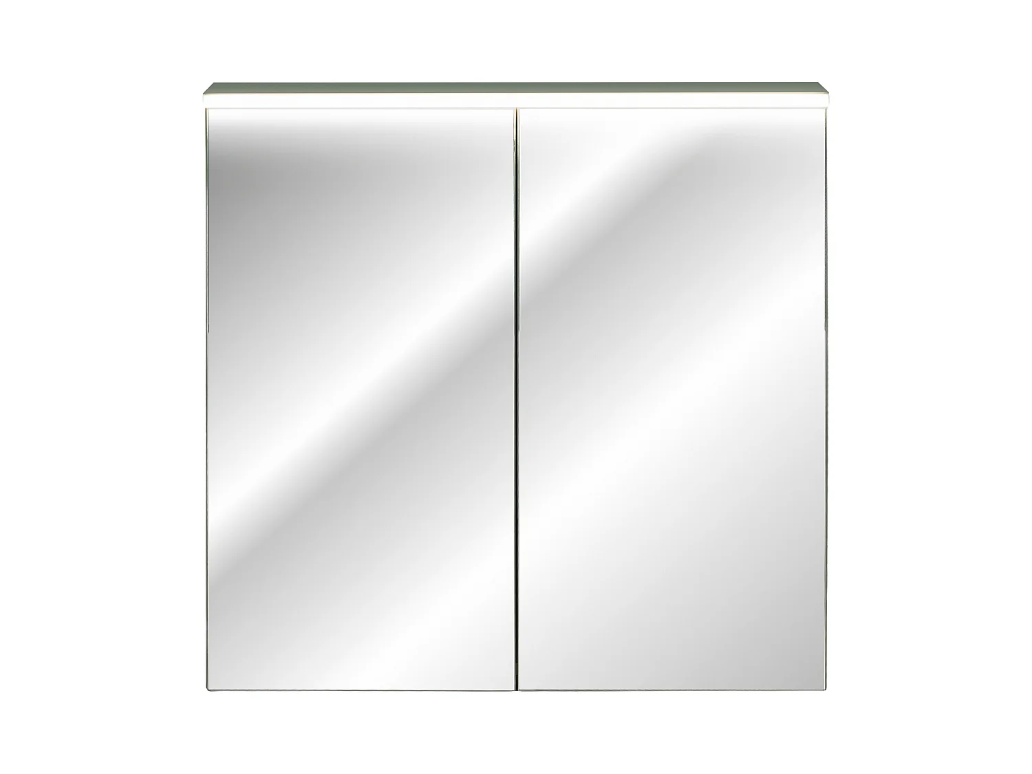 Badkamerspiegelkast 80 cm met LED-verlichting, saliegroen