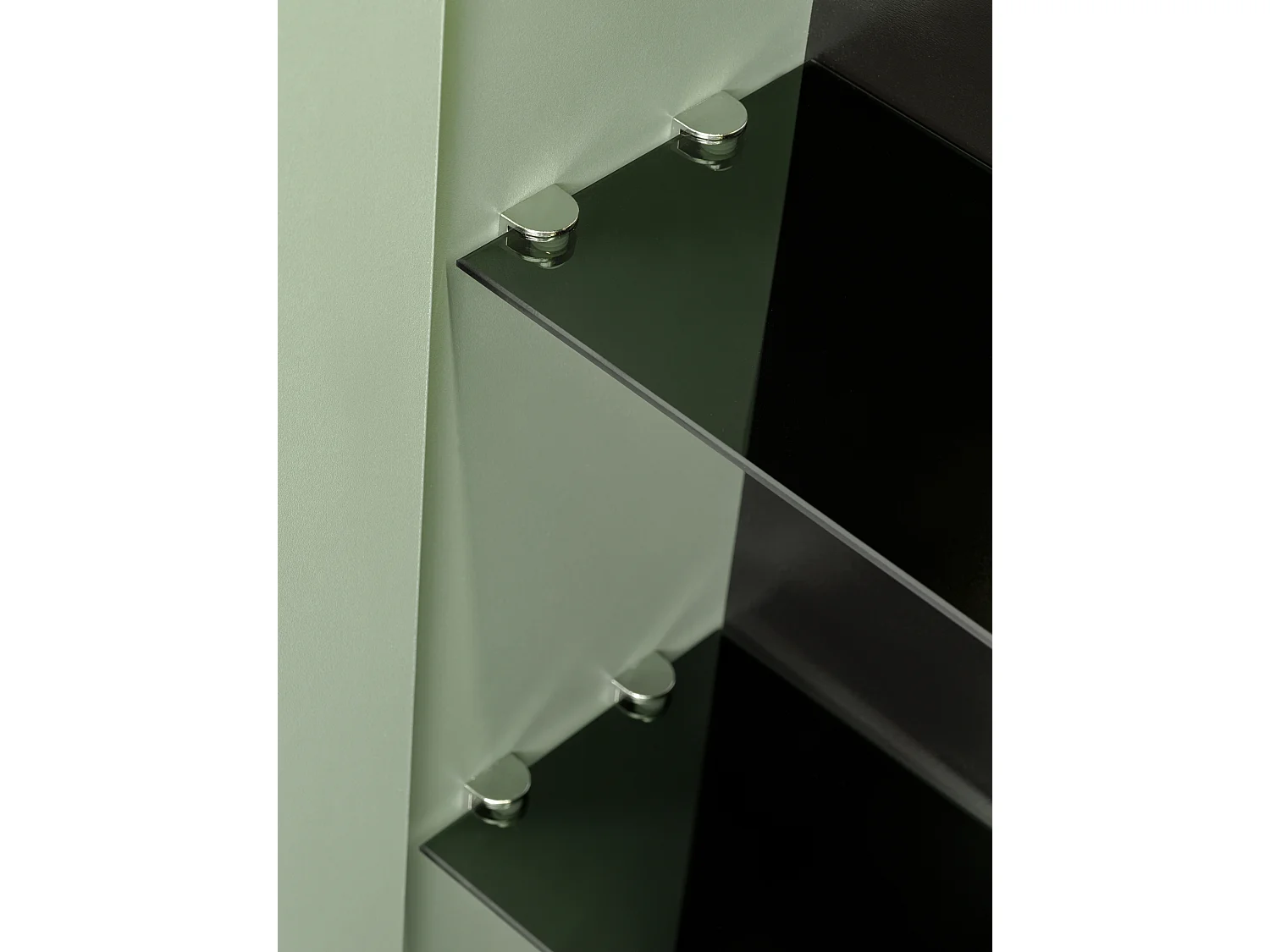 Badkamerspiegelkast 80 cm met LED-verlichting, saliegroen