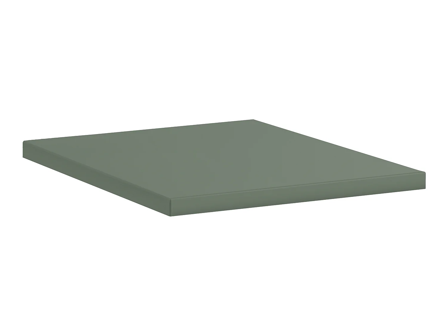 Badkamerkast 40 cm met wasmand en blad, saliegroen