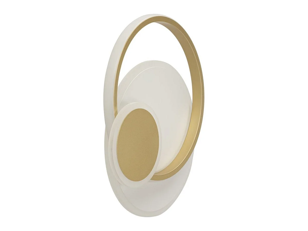 LED-wandlamp Zachary, goudkleurig