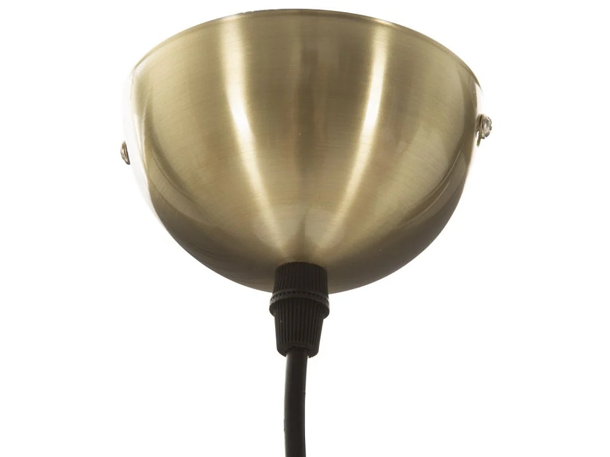Lampa wisząca 1 klosz szklany Azélie Złoty