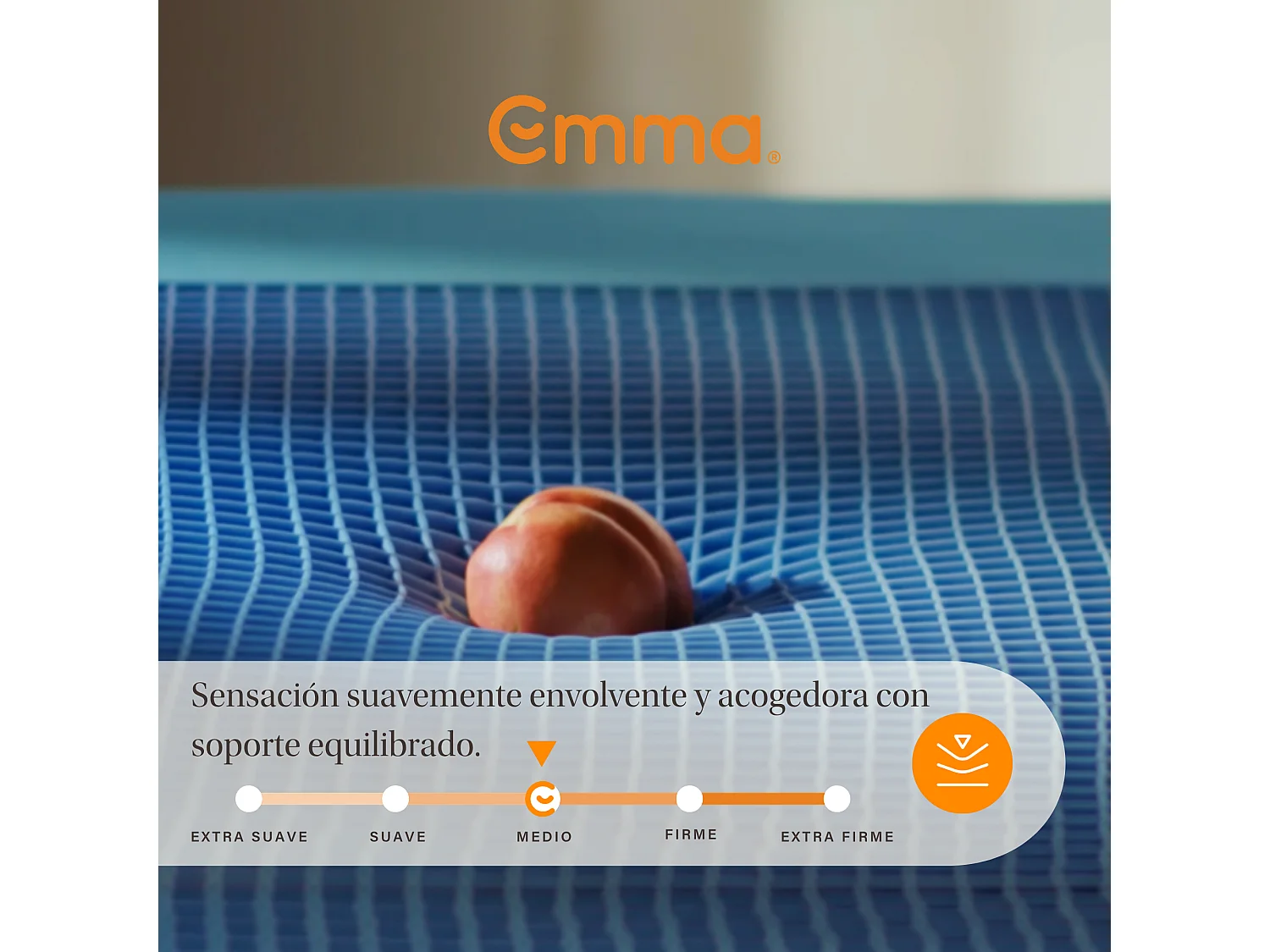Colchón Emma Original Elite + 2 almohadas Adapt Elite + protector impermeable 150x200